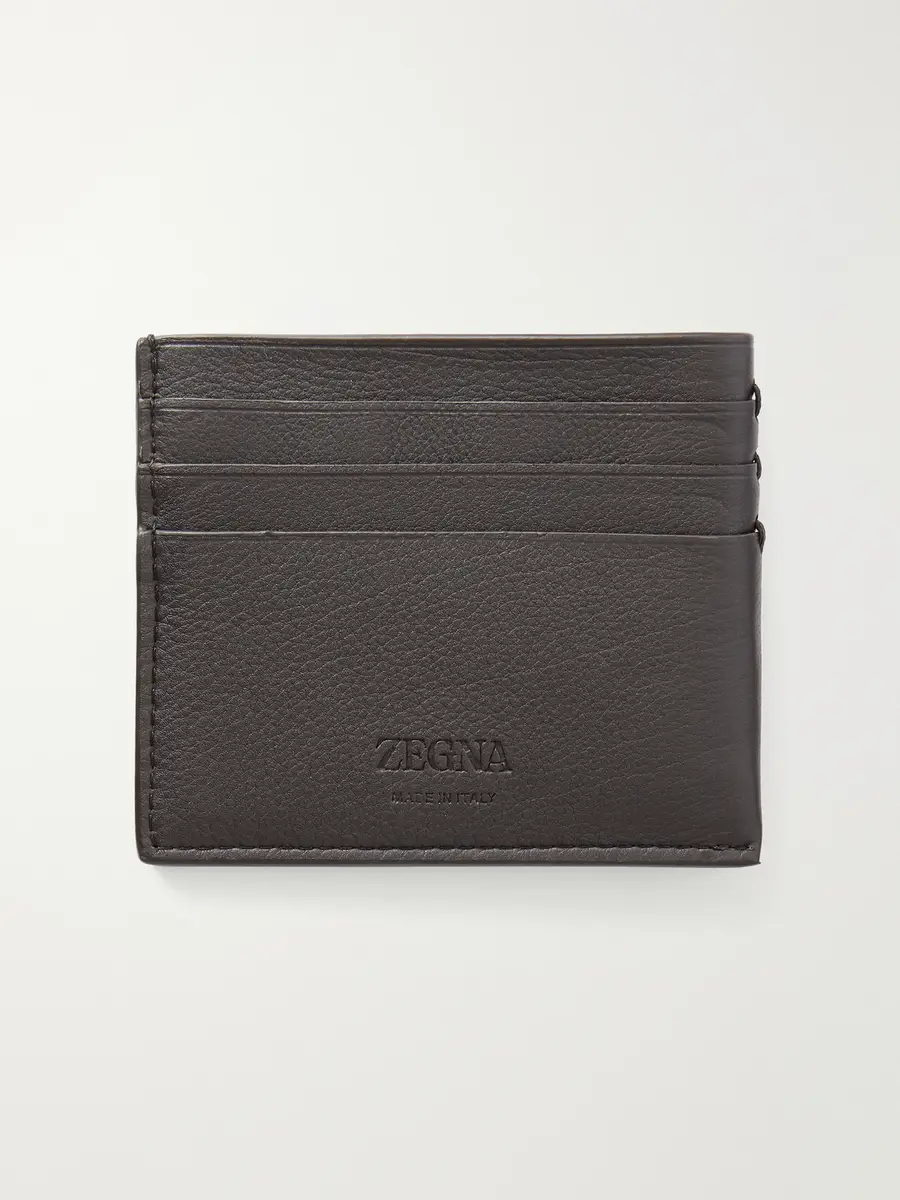 Zegna Secondskin Simple Logo-Embellished Leather Billfold Wallet - Men | Thumbnail 3 Zegna Secondskin Simple Logo-Embellished Leather Billfold Wallet - Men | Thumbnail 3