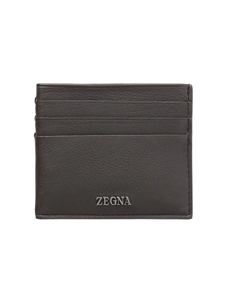 Zegna Secondskin Simple Logo-Embellished Leather Billfold Wallet - Men | Image 1 Zegna Secondskin Simple Logo-Embellished Leather Billfold Wallet - Men | Image 1