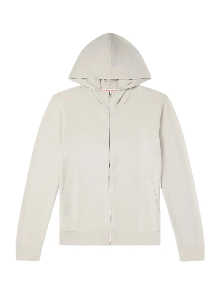 Orlebar Brown Mathers Wool-Jersey Zip-Up Hoodie - Men