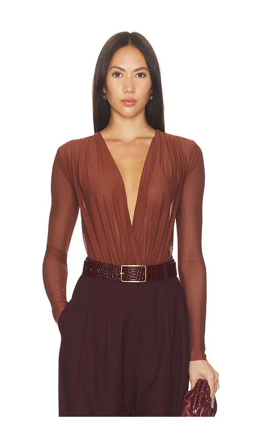 SEROYA Agnes Mesh Bodysuit | Image 1 SEROYA Agnes Mesh Bodysuit | Image 1