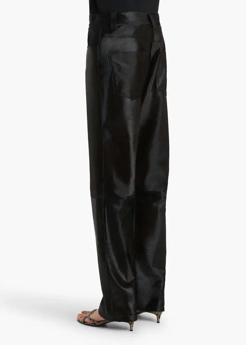 Khaite Callum Pant In Chocolate Haircalf | Thumbnail 4 Khaite Callum Pant In Chocolate Haircalf | Thumbnail 4