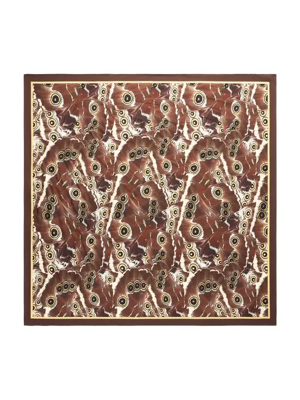 Roberto Cavalli Mini Butterfly Print Scarf