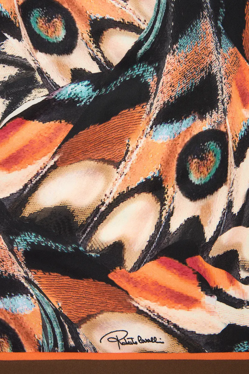 Roberto Cavalli Scarf With Butterfly Print | Thumbnail 2 Roberto Cavalli Scarf With Butterfly Print | Thumbnail 2