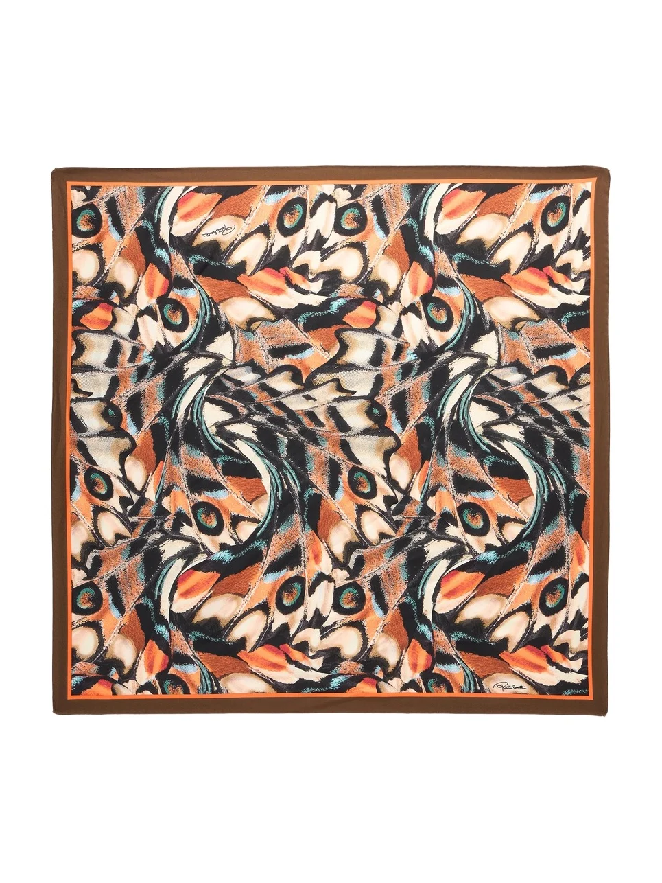 Scarf With Butterfly Print