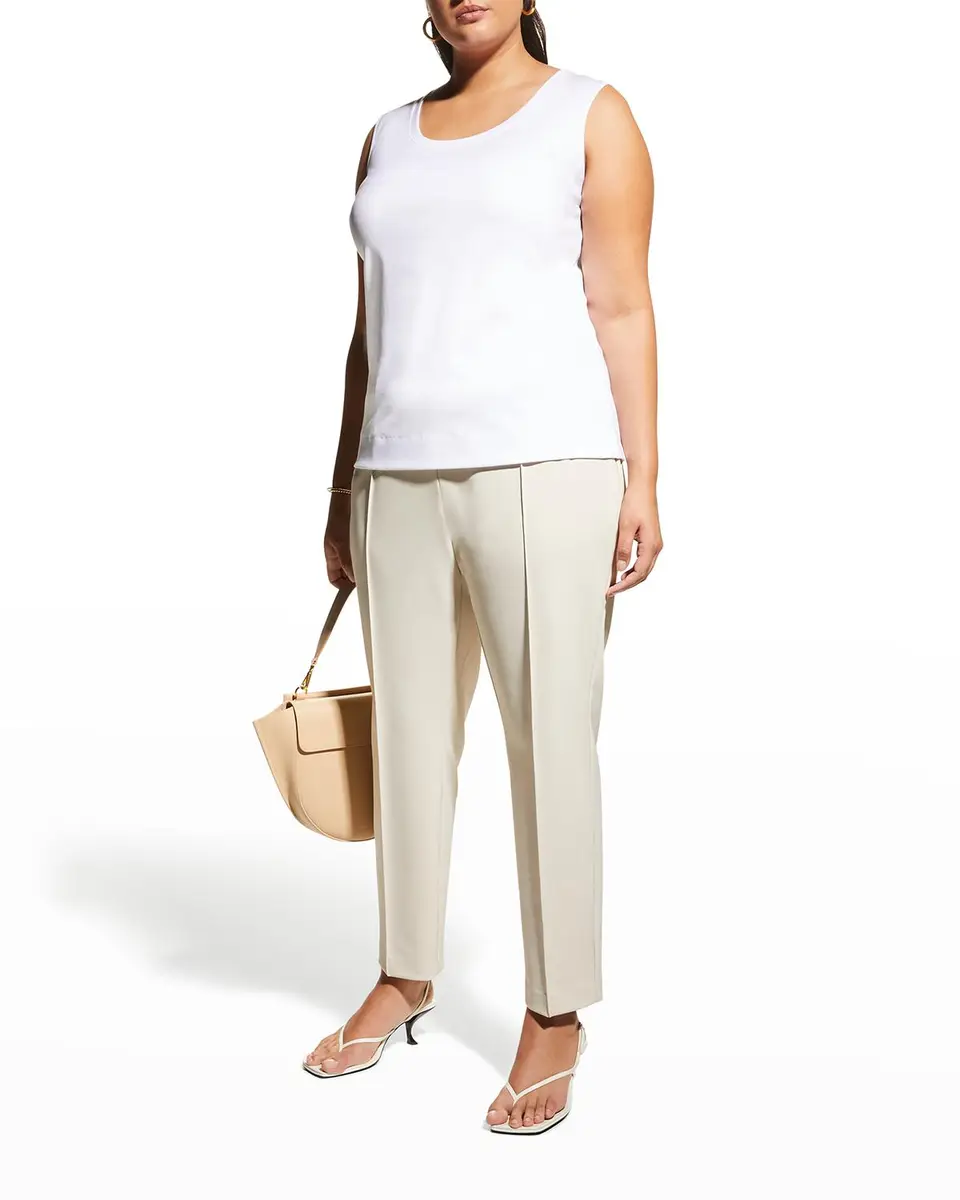 Lafayette 148 New York Plus Size Gramercy Acclaimed-Stretch Pants | Thumbnail 3