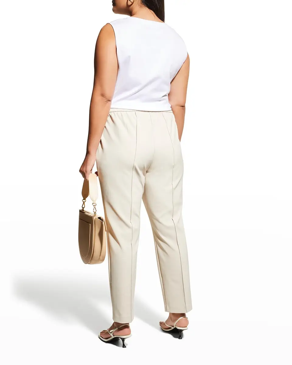 Lafayette 148 New York Plus Size Gramercy Acclaimed-Stretch Pants | Thumbnail 4
