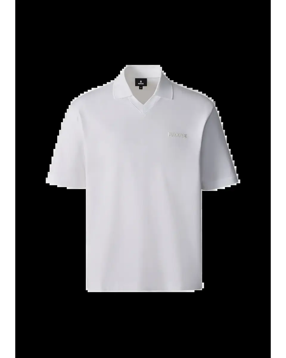 Mackage Men's Marco Mercerized Polo Shirt | Thumbnail 2 Mackage Men's Marco Mercerized Polo Shirt | Thumbnail 2