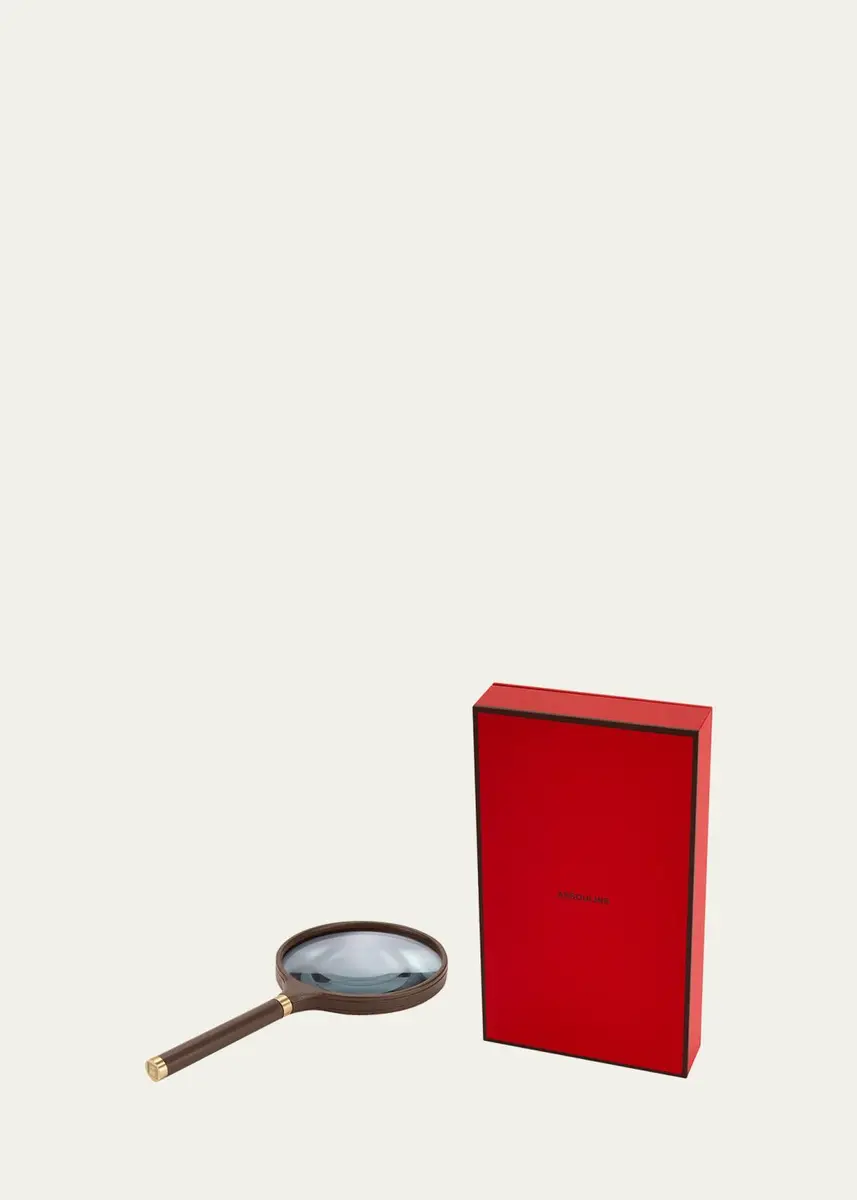 ASSOULINE Archival Leather Magnifying Glass | Thumbnail 3