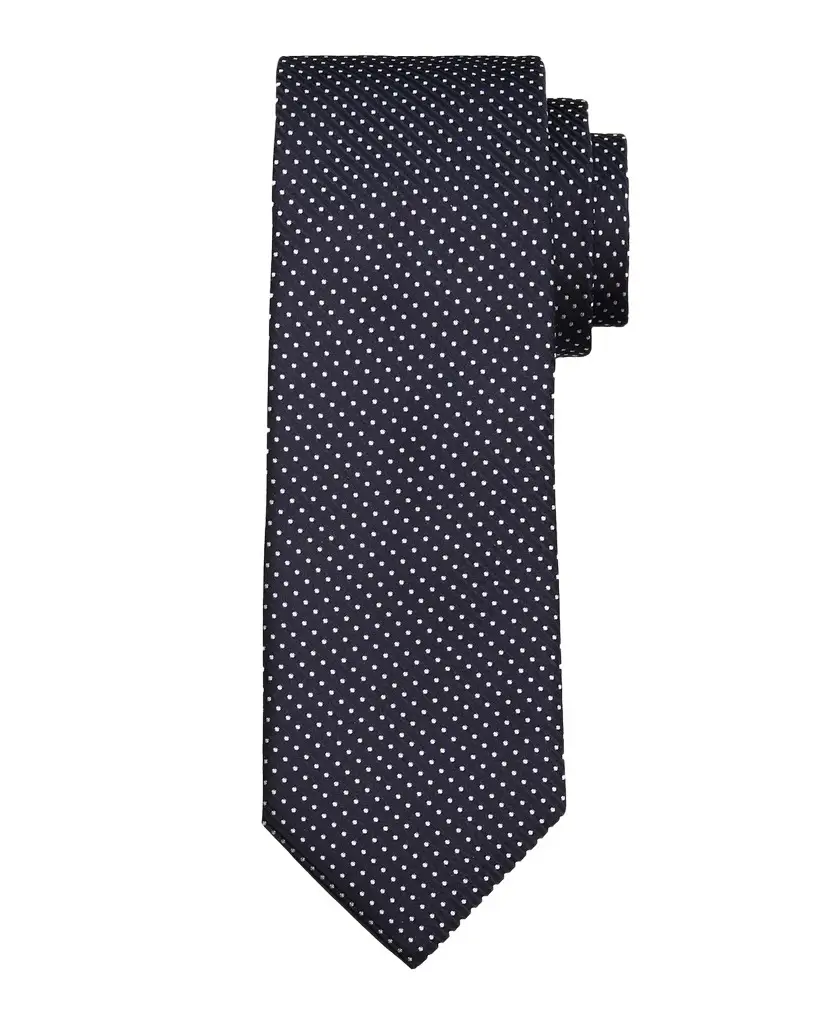 Canali Men's Silk Polka Dot Woven Tie | Image 1 Canali Men's Silk Polka Dot Woven Tie | Image 1