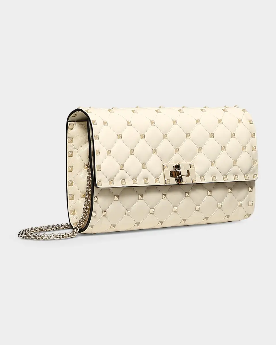 Valentino Garavani Quilted Rockstud Leather Shoulder Bag | Thumbnail 2 Valentino Garavani Quilted Rockstud Leather Shoulder Bag | Thumbnail 2
