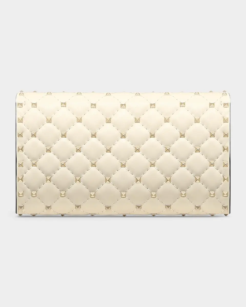 Valentino Garavani Quilted Rockstud Leather Shoulder Bag | Thumbnail 3 Valentino Garavani Quilted Rockstud Leather Shoulder Bag | Thumbnail 3