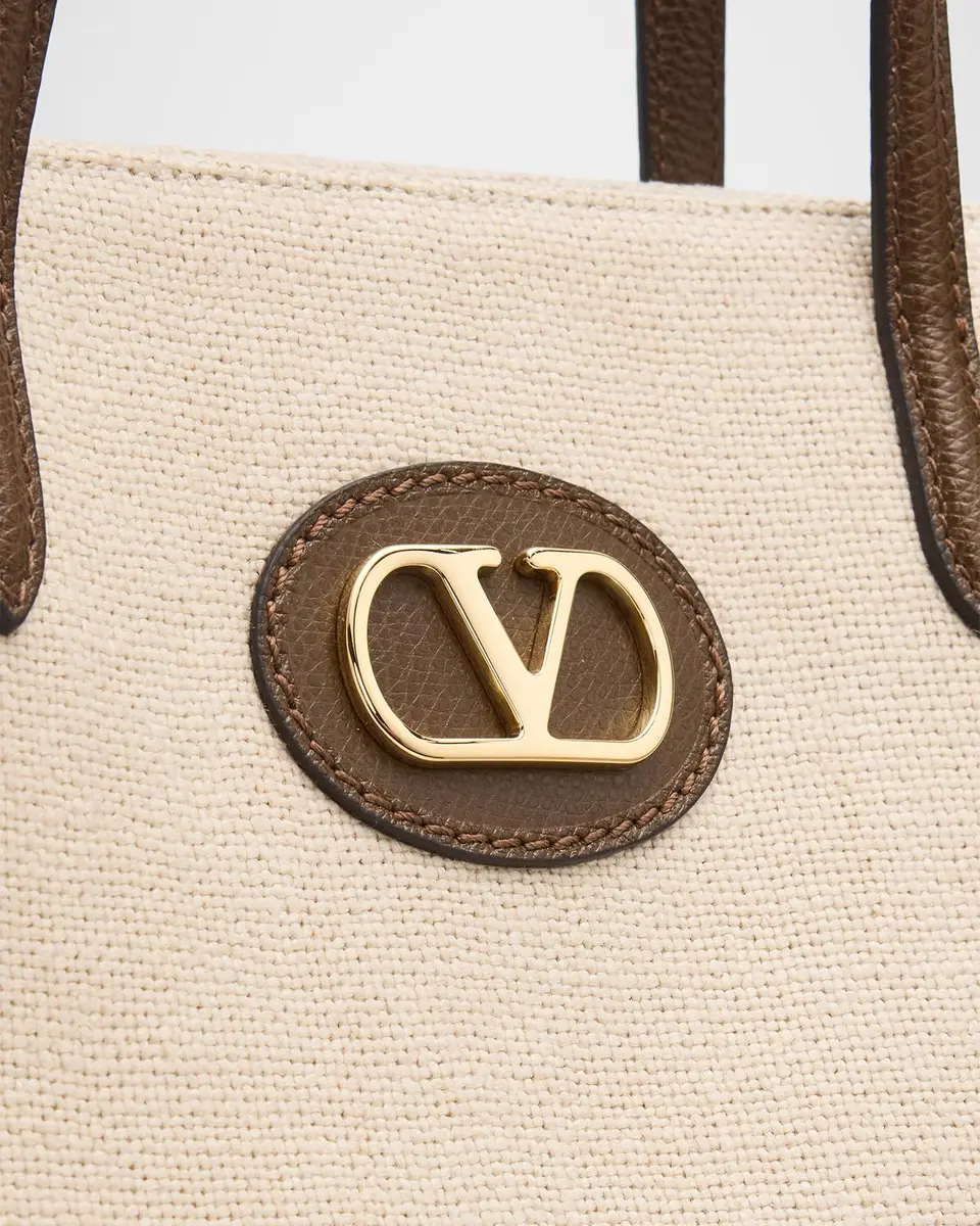 Valentino Garavani Antibes Medium Cotton-Blend Top Handle Bag | Thumbnail 4