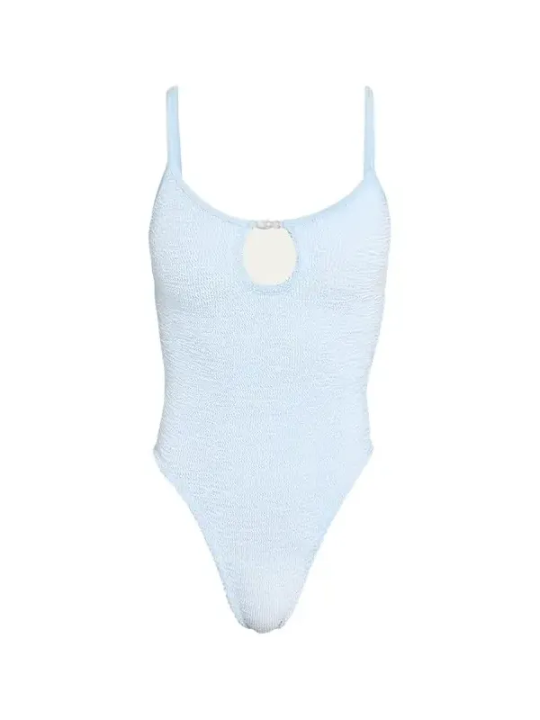 Mia Beaded Keyhole One-Piece Swimsuit