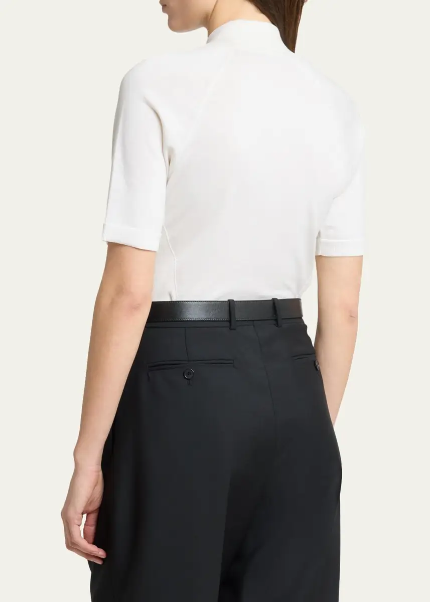 Givenchy Cropped Short-Sleeve Polo Shirt | Thumbnail 3