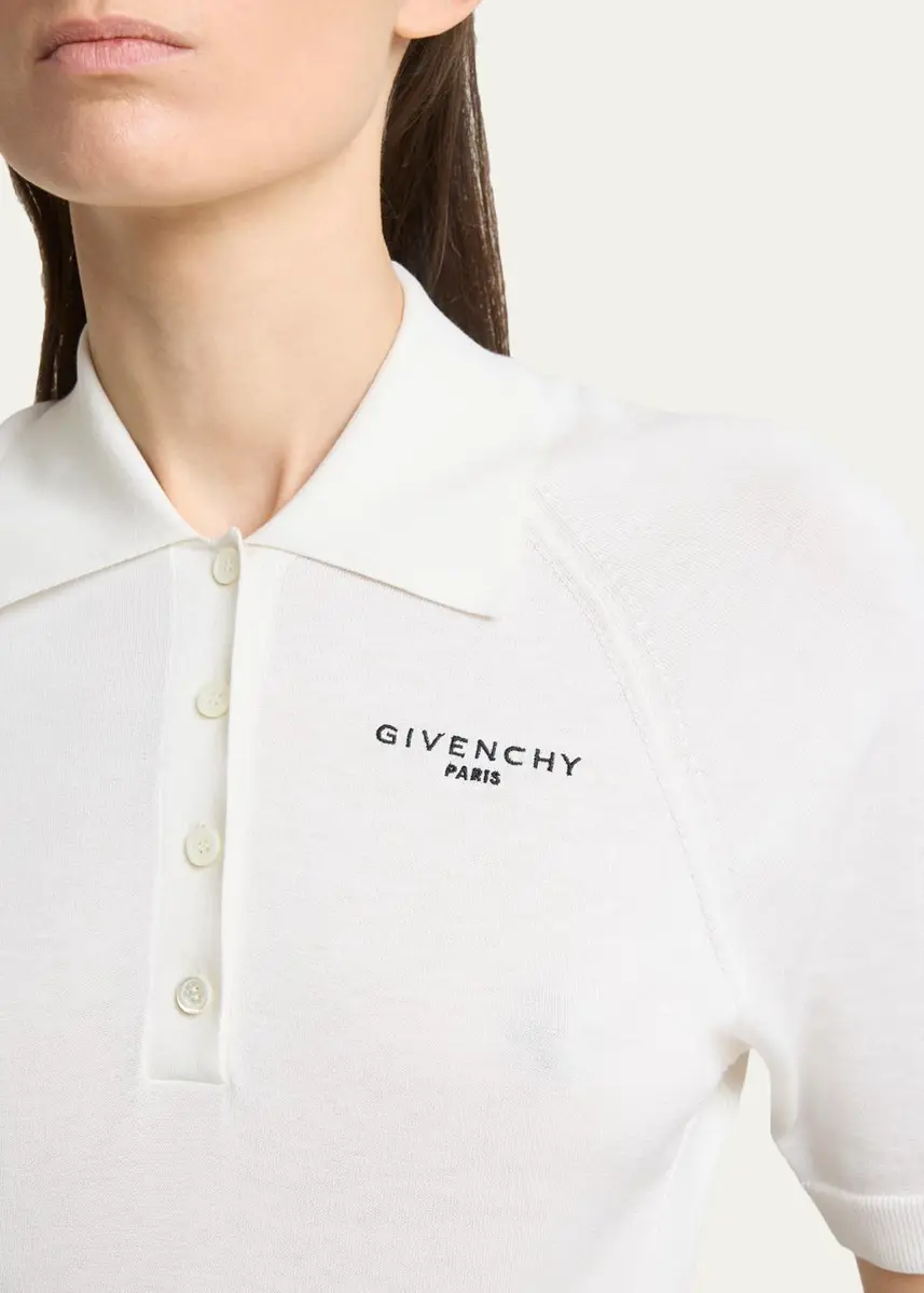 Givenchy Cropped Short-Sleeve Polo Shirt | Thumbnail 5