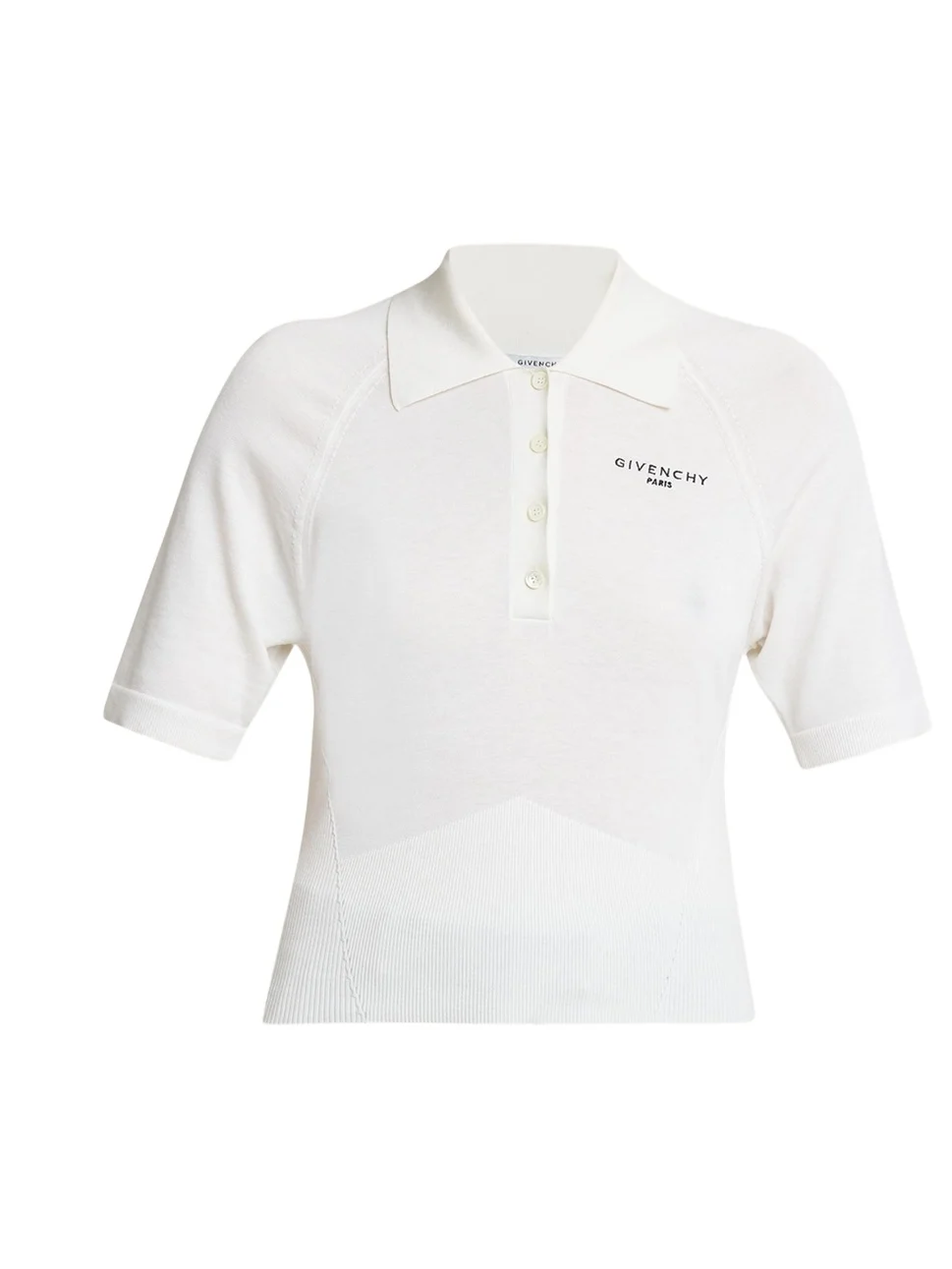 Cropped Short-Sleeve Polo Shirt Cropped Short-Sleeve Polo Shirt