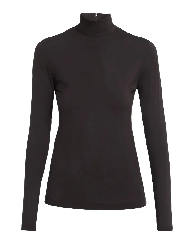Akris punto Mock Neck Long-Sleeve Jersey Top | Image 1 Akris punto Mock Neck Long-Sleeve Jersey Top | Image 1