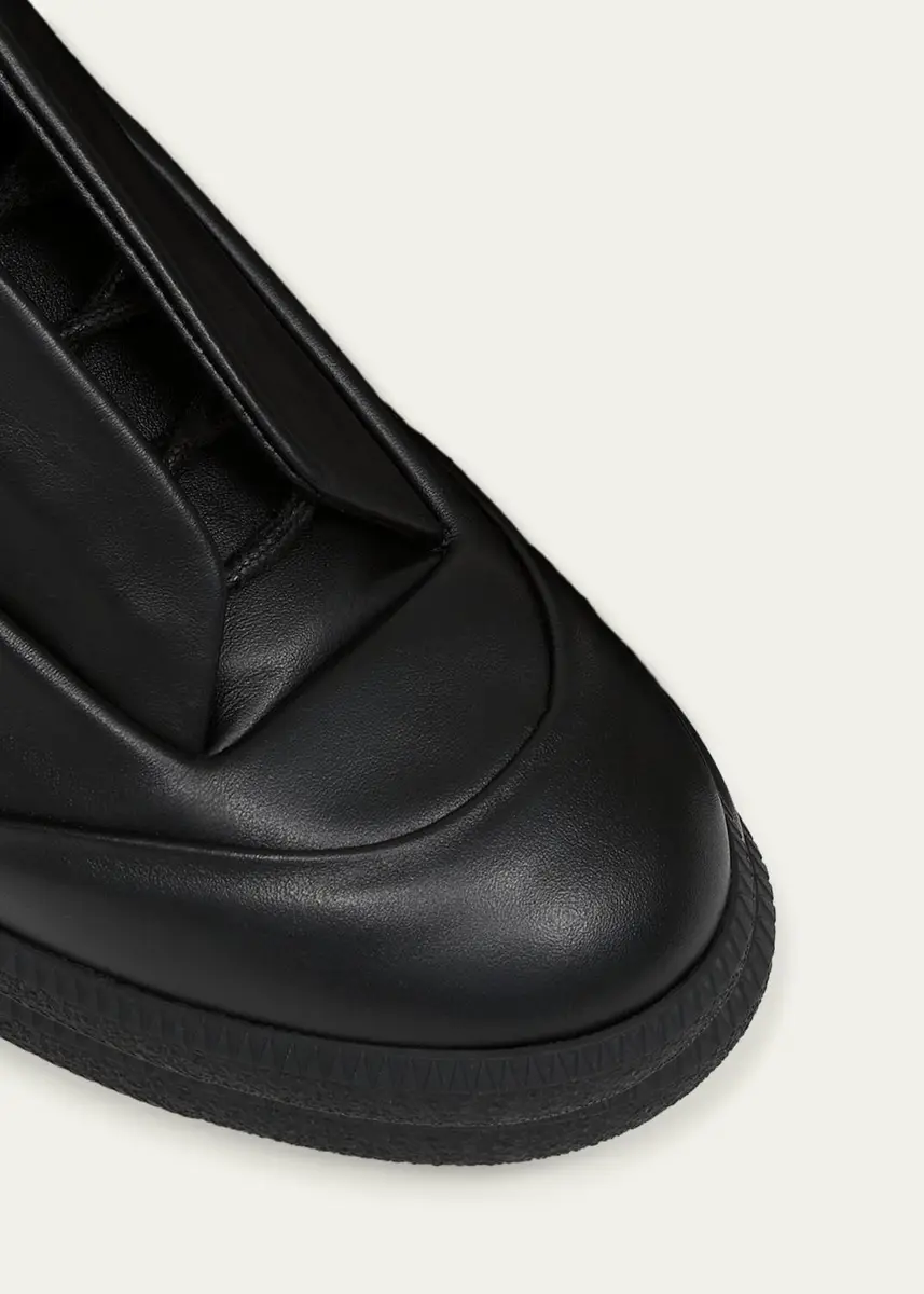 Maison Margiela Men's Future Soft Calfskin Mid-Top Sneakers | Thumbnail 4