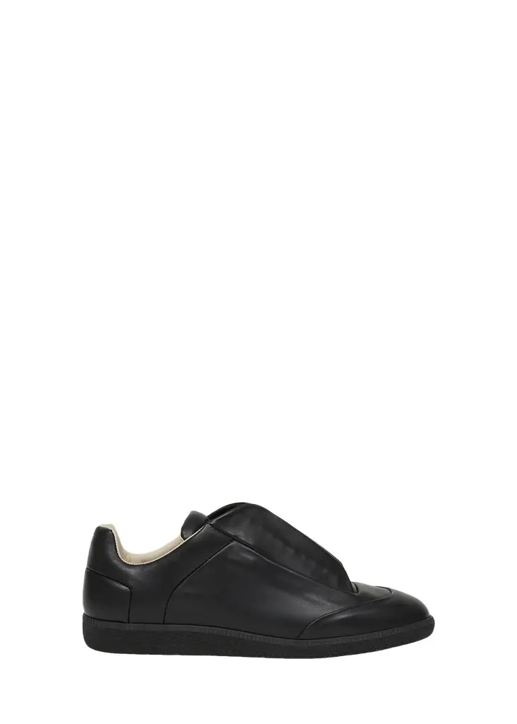 Maison Margiela Men's Future Soft Calfskin Mid-Top Sneakers