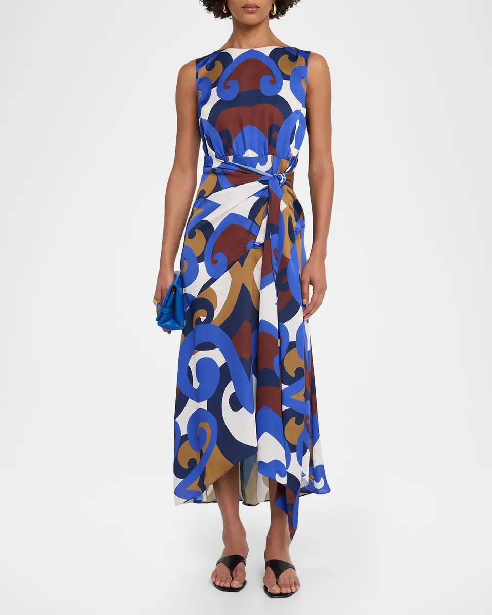 Misa Los Angeles Miles Printed Midi Dress | Thumbnail 2 Misa Los Angeles Miles Printed Midi Dress | Thumbnail 2
