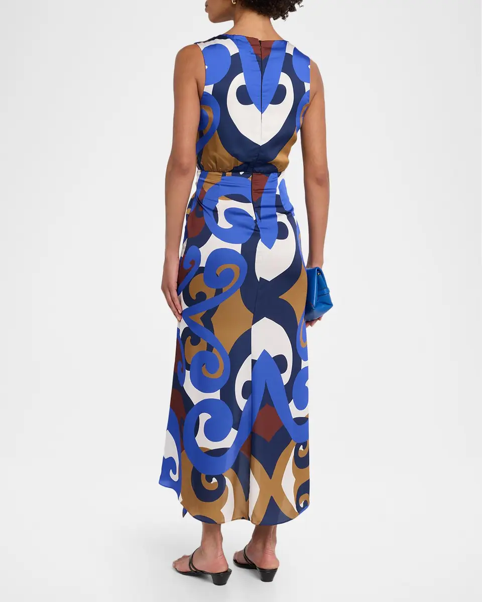 Misa Los Angeles Miles Printed Midi Dress | Thumbnail 3 Misa Los Angeles Miles Printed Midi Dress | Thumbnail 3
