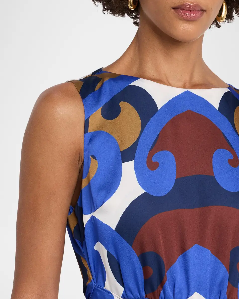 Misa Los Angeles Miles Printed Midi Dress | Thumbnail 5 Misa Los Angeles Miles Printed Midi Dress | Thumbnail 5