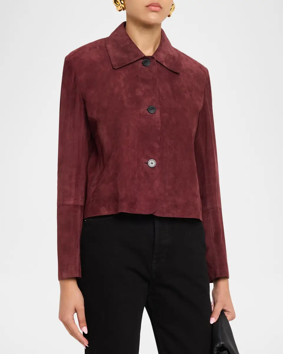 Arma Button-Down Suede Jacket | Thumbnail 4 Arma Button-Down Suede Jacket | Thumbnail 4