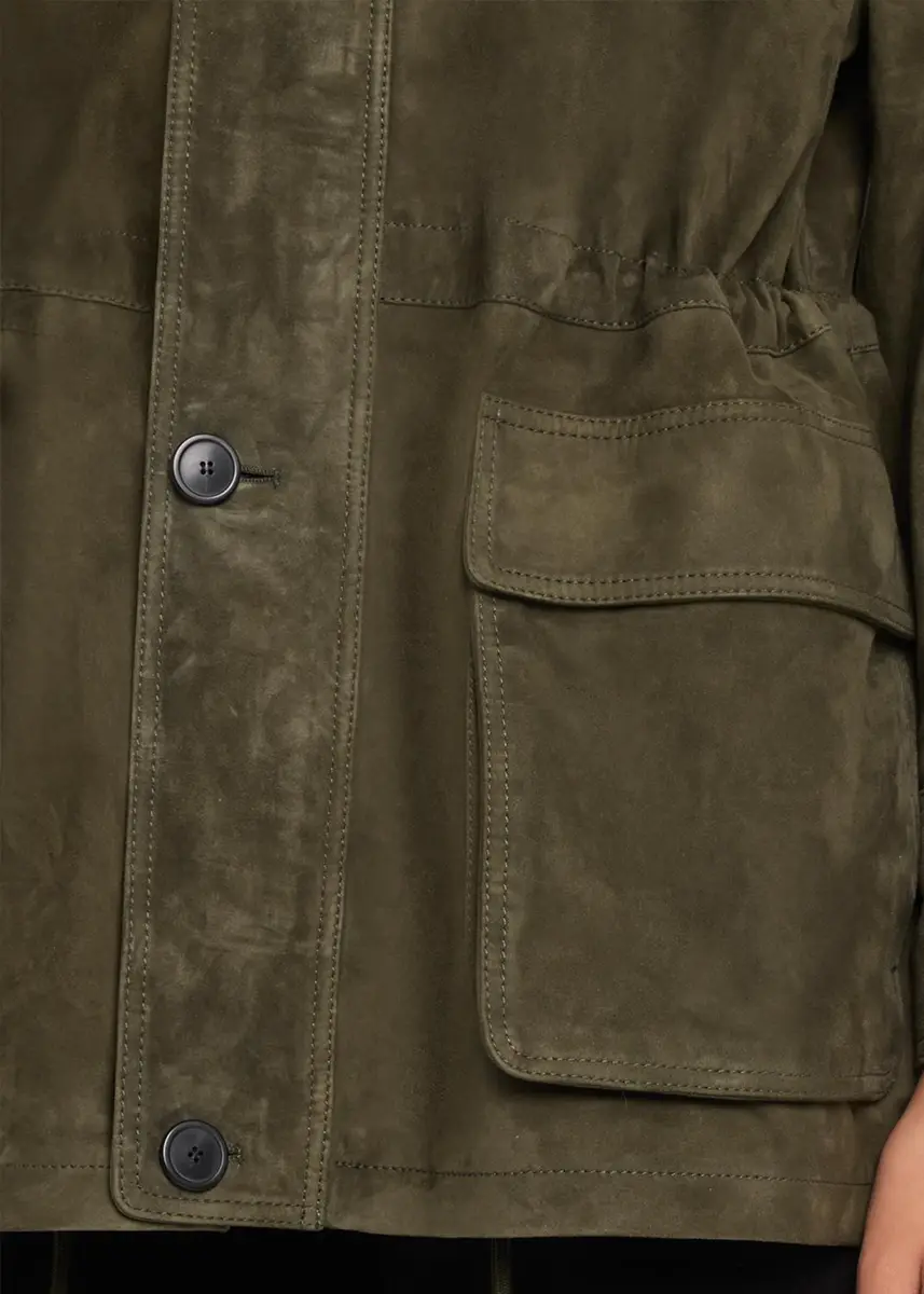 ARMA Maeve Drawstring Lambskin Suede Jacket | Thumbnail 5 ARMA Maeve Drawstring Lambskin Suede Jacket | Thumbnail 5