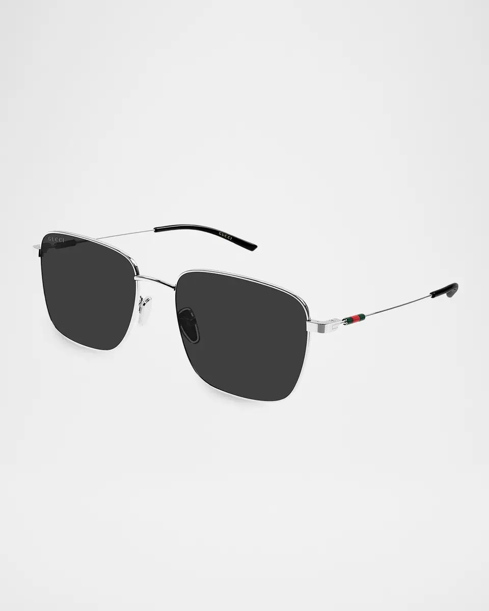 Gucci Men's GG2097SK-001 Square Metal Sunglasses | Thumbnail 2 Gucci Men's GG2097SK-001 Square Metal Sunglasses | Thumbnail 2