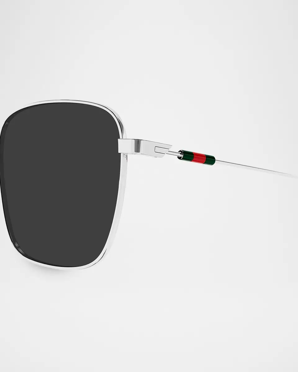 Gucci Men's GG2097SK-001 Square Metal Sunglasses | Thumbnail 3 Gucci Men's GG2097SK-001 Square Metal Sunglasses | Thumbnail 3
