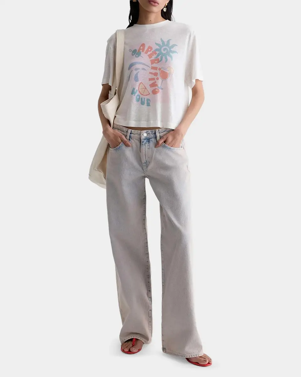 AG Jeans Relaxed Short-Sleeve Tee | Thumbnail 2 AG Jeans Relaxed Short-Sleeve Tee | Thumbnail 2