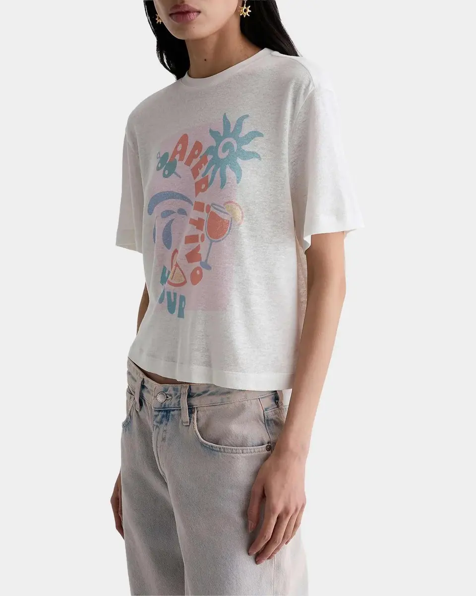 AG Jeans Relaxed Short-Sleeve Tee | Thumbnail 8 AG Jeans Relaxed Short-Sleeve Tee | Thumbnail 8