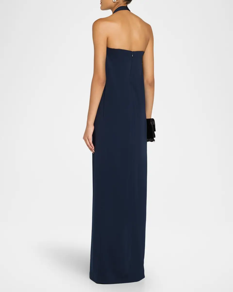 Atelier Prabal Gurung Bow-Detail Halter Gown | Thumbnail 3 Atelier Prabal Gurung Bow-Detail Halter Gown | Thumbnail 3