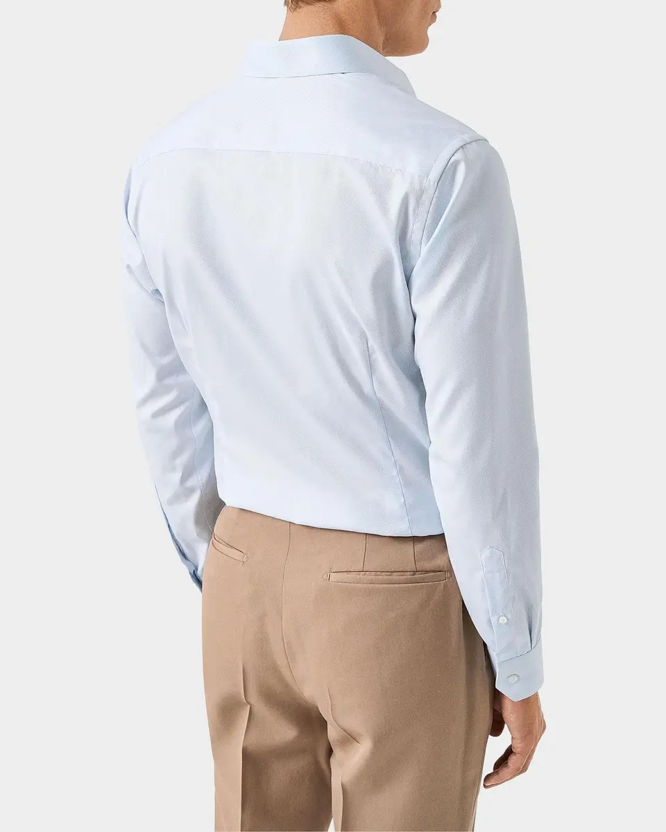 Eton Men's Contemporary-Fit Textured Elevated Piqué Shirt | Thumbnail 3 Eton Men's Contemporary-Fit Textured Elevated Piqué Shirt | Thumbnail 3
