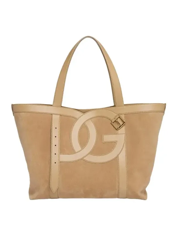 Sartoriale Logo Leather Tote Bag