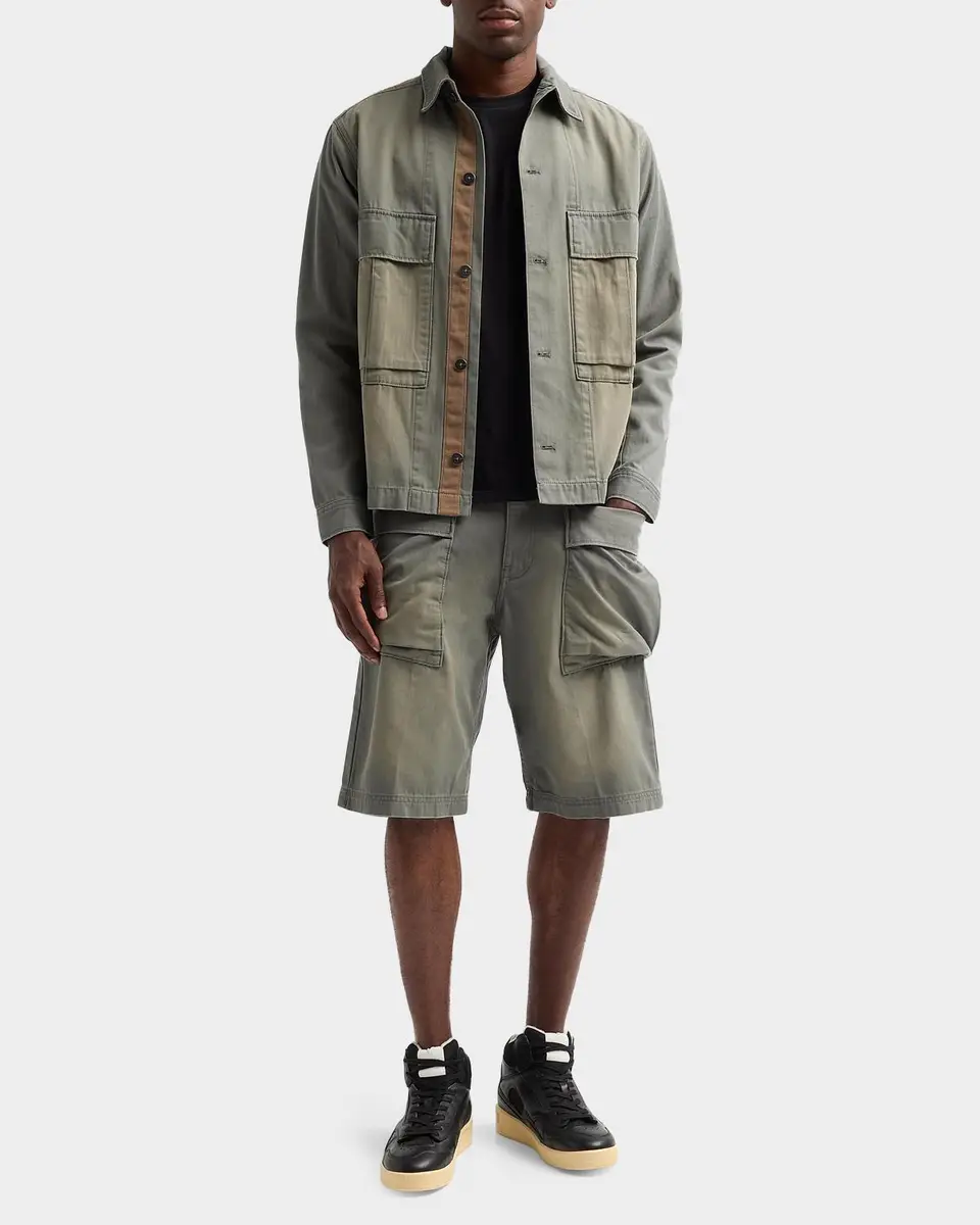 G-Star High Pocket Sun-Faded Cotton Shorts | Thumbnail 2 G-Star High Pocket Sun-Faded Cotton Shorts | Thumbnail 2
