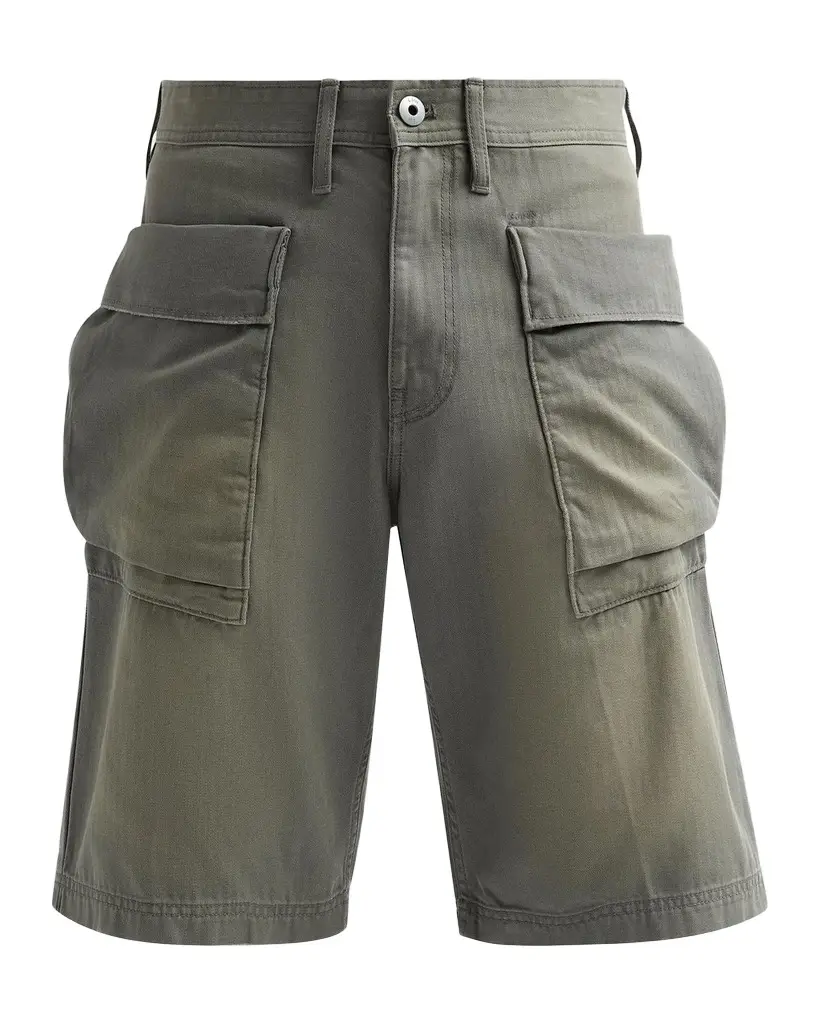 G-Star High Pocket Sun-Faded Cotton Shorts | Image 1 G-Star High Pocket Sun-Faded Cotton Shorts | Image 1