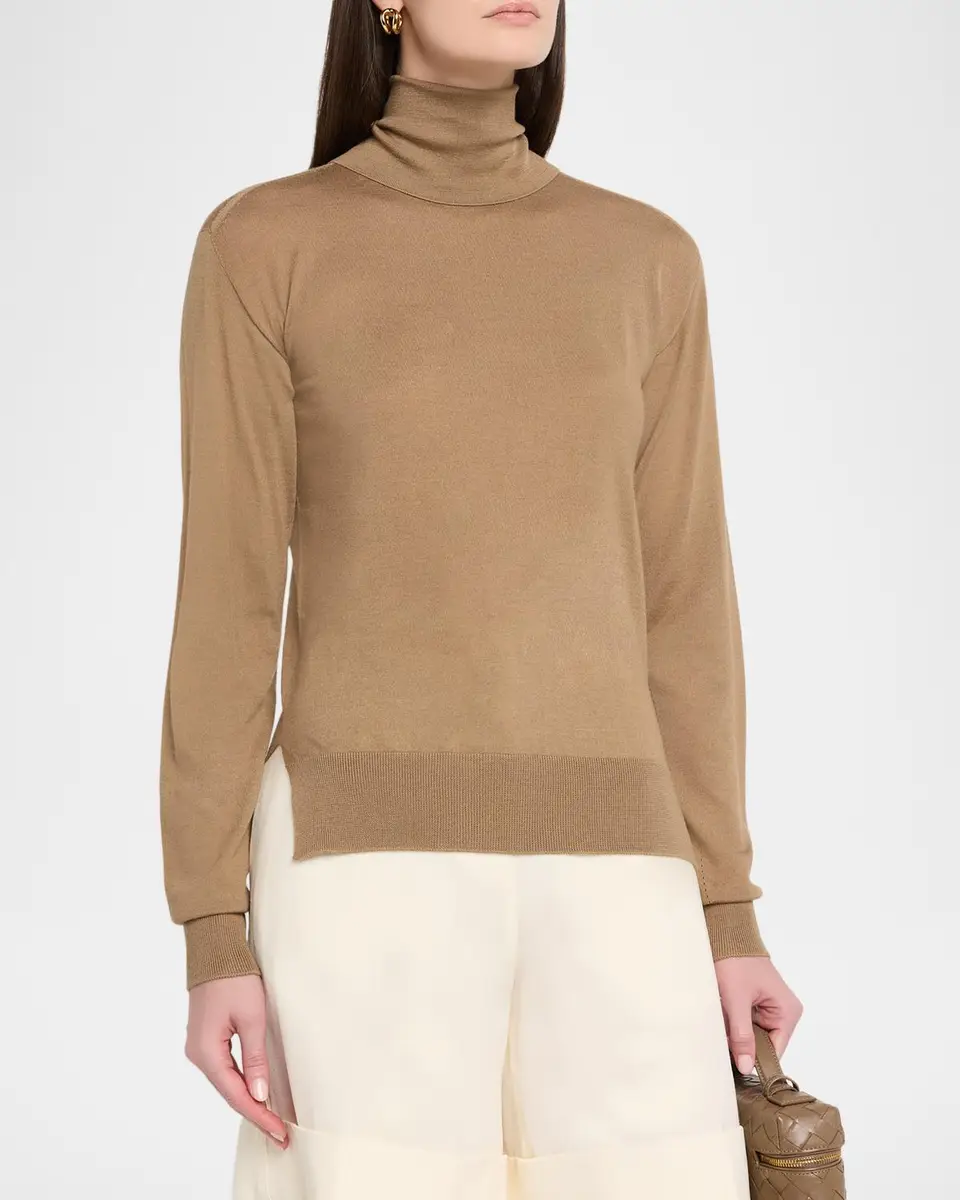 Jil Sander Cashmere-Blend Turtleneck Sweater | Thumbnail 4 Jil Sander Cashmere-Blend Turtleneck Sweater | Thumbnail 4