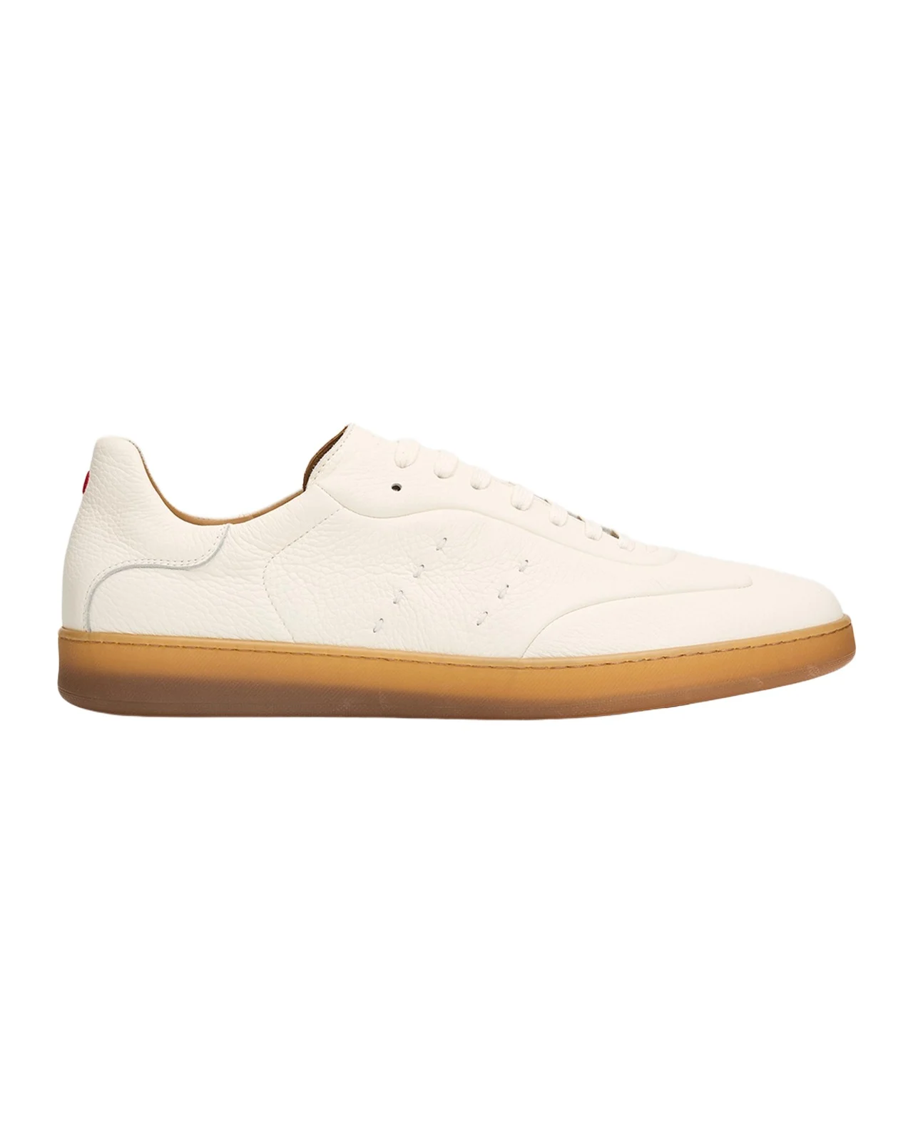 Kiton Men's Deerskin T-Toe Low-Top Sneakers