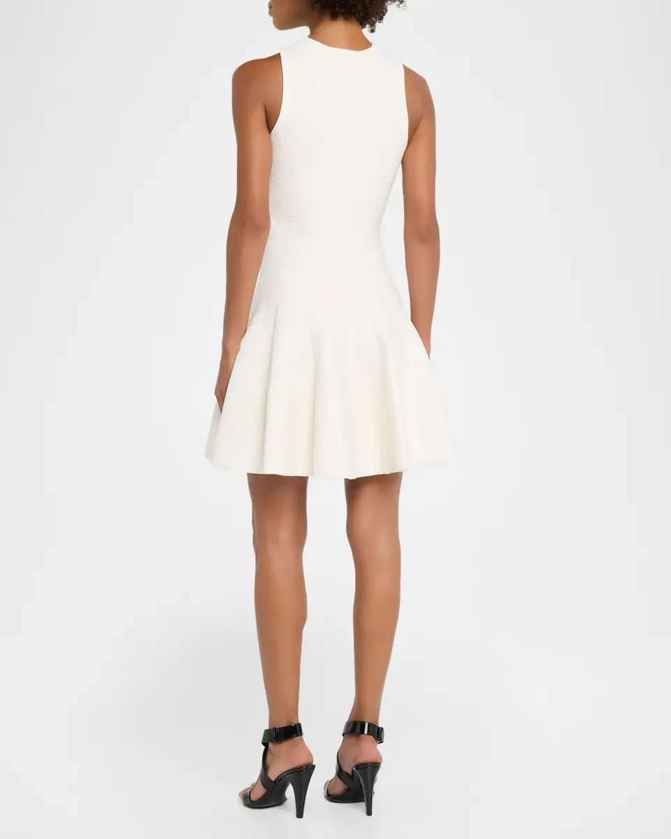 Alaïa Halterneck Compact Knit Mini Dress | Thumbnail 3