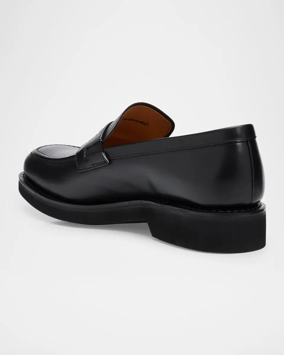 Church's Men's Parham Leather Apron-Toe Penny Loafers | Thumbnail 2 Church's Men's Parham Leather Apron-Toe Penny Loafers | Thumbnail 2