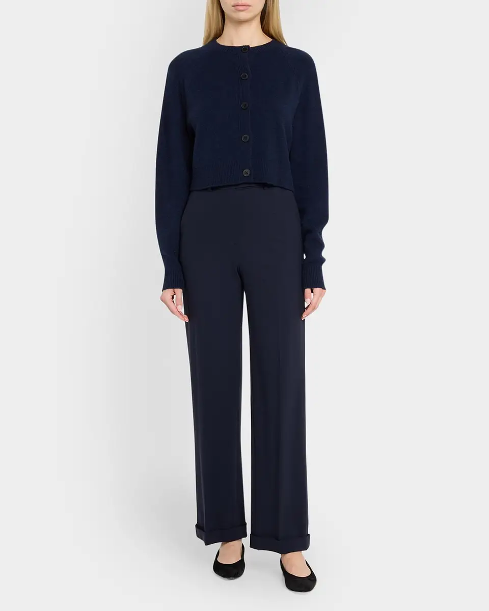 Loulou de Saison Heike Cashmere Crop Cardigan | Thumbnail 2 Loulou de Saison Heike Cashmere Crop Cardigan | Thumbnail 2