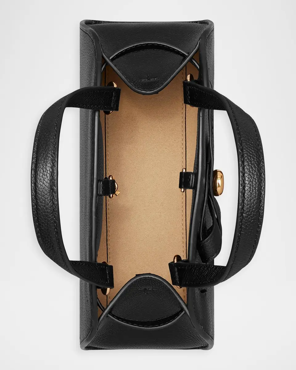 Tory Burch Romy Small Pebbled Leather Bauletto | Thumbnail 3 Tory Burch Romy Small Pebbled Leather Bauletto | Thumbnail 3