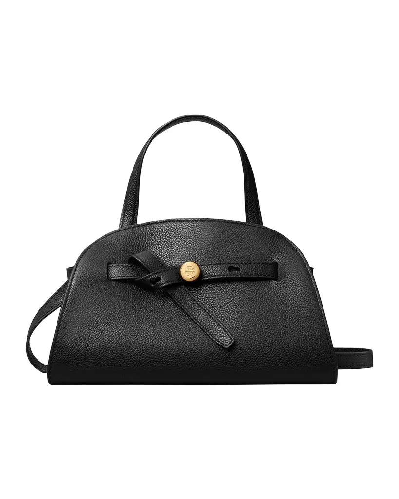 Tory Burch Romy Small Pebbled Leather Satchel | Image 1 Tory Burch Romy Small Pebbled Leather Satchel | Image 1