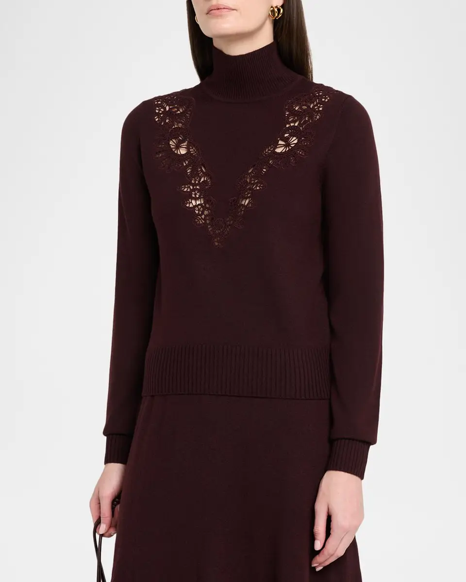 Zimmermann Valiant Merino Wool Turtleneck Sweater | Thumbnail 4