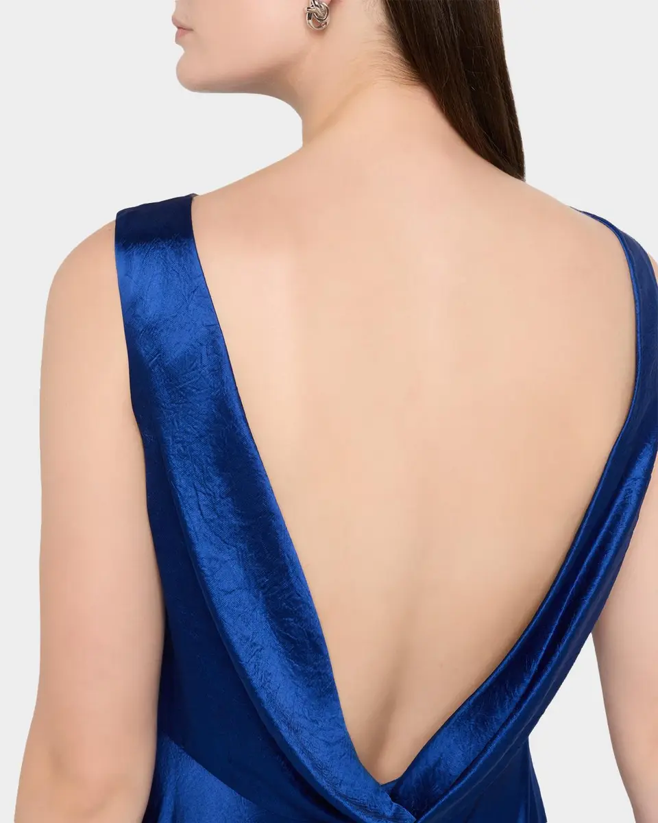 Jason Wu Collection Sleeveless Cowl Backless Satin Maxi Dress | Thumbnail 5 Jason Wu Collection Sleeveless Cowl Backless Satin Maxi Dress | Thumbnail 5