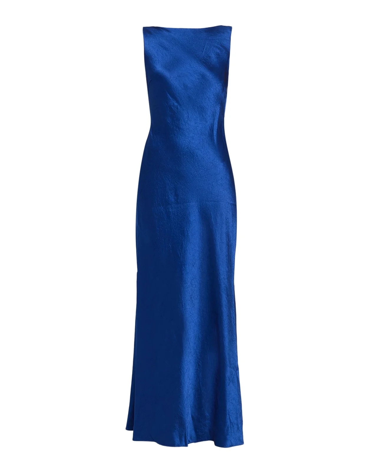 Sleeveless Cowl Backless Satin Maxi Dress Sleeveless Cowl Backless Satin Maxi Dress