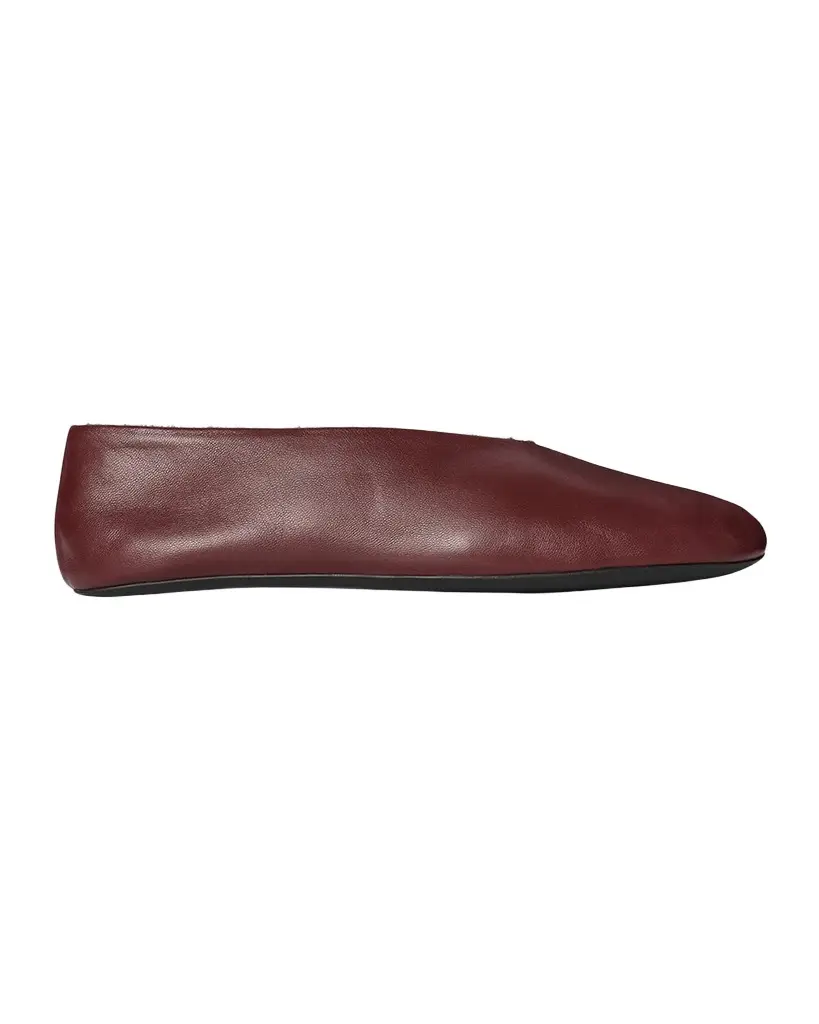 The Row Stella Leather Slippers | Image 1 The Row Stella Leather Slippers | Image 1