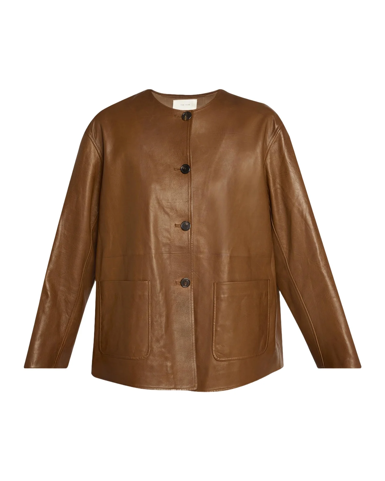 Quintus Leather Single-Breasted Jacket