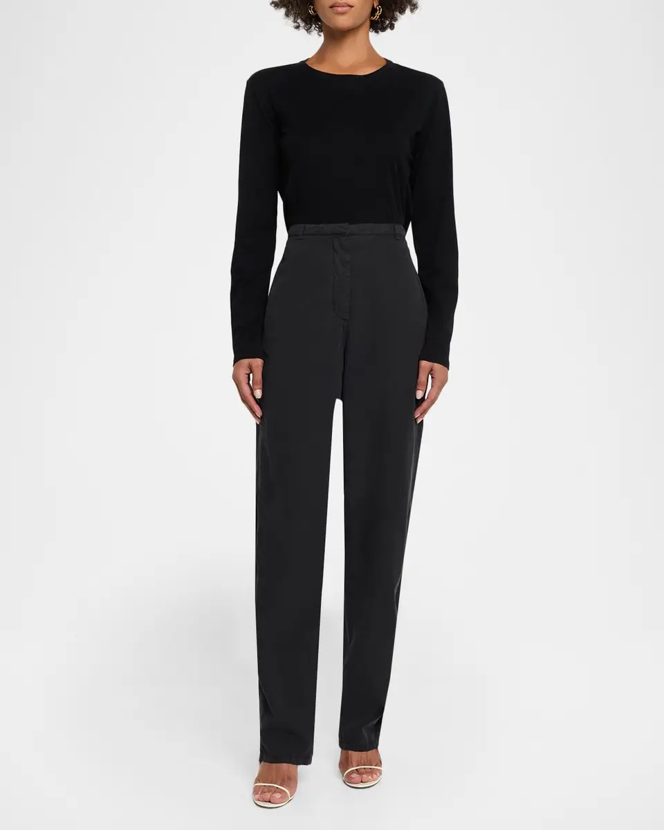 The Row Bayou Cotton Toile Barrel-Leg Pants | Thumbnail 2
